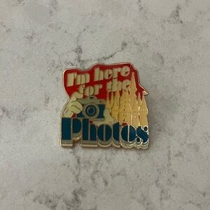 Disney “I’m Here For The Photos” Pin